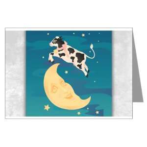  Greeting Card Cow Jumped Over the Moon 