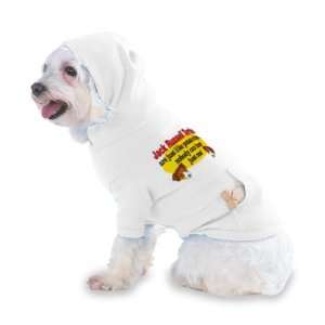   Just One Hooded (Hoody) T Shirt with pocket for your Dog or Cat LARGE