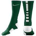 Nike Elite Basketball Crew Socks;Size:Medium M ;Green/White; 6 8 New 