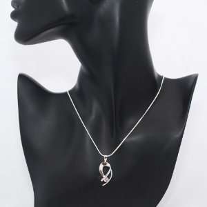  Kalinda Crystal Fashion Necklace: Jewelry