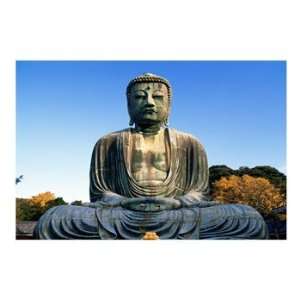  Statue of Buddha, Daibutsu, Kamakura, Tokyo, Japan Poster 