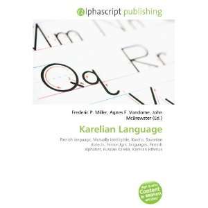  Karelian Language (9786132755766) Books