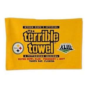   Pittsburgh Steelers Super Bowl XLIII Terrible Towel