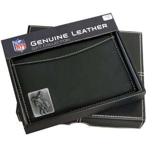  Detroit Lions Leather Passport Holder With Metal Logo 