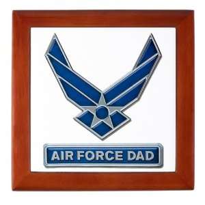  Keepsake Box Mahogany Air Force Dad 