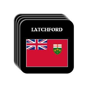  Ontario   LATCHFORD Set of 4 Mini Mousepad Coasters 