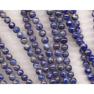  6mm Denim Lapis Lazuli Round Beads: Arts, Crafts & Sewing