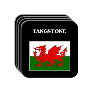  Wales   LANGSTONE Set of 4 Mini Mousepad Coasters 