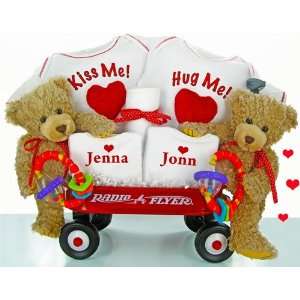  Double the Love Twins Radio Flyer Wagon: Toys & Games