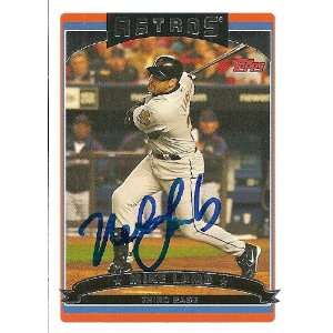  Milwaukee Brewers Mike Lamb Signed 2006 Topps Card: Sports 