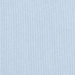  50 Wide Cotton Rib Knit Powder Blue Fabric By The Yard 