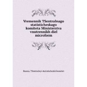   Russian language) Russia. TSentralnyi statisticheskii komitet Books
