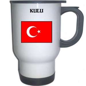  Turkey   KULU White Stainless Steel Mug 