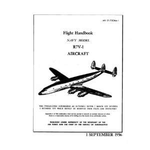  Lockheed R7V Aircraft Flight Manual Lockheed Books