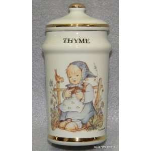  Thyme Hummel Spice Jar Danbury Mint 1987 