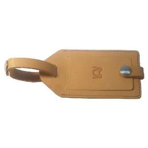  Mint Leather Secure Leather Luggage Tag   PILTS NAT 