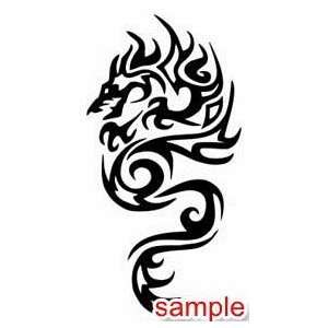  DRAGON AND MYTHICAL DRAGON 19 12.5 WHITE VINYL DECAL 