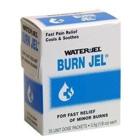   25 ea by water jel the list author says worthwhile burn treatment
