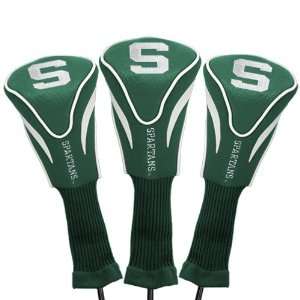 Michigan State Spartans Contour Fit Headcover Set: Sports 