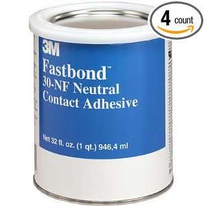 3M Fastbond Contact Adhesive 30NF Neutral, (4 Gallons)  