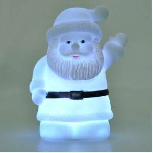 Auto Color Changing LED Mood Lamp Cute Santa Claus Shape Night Light 