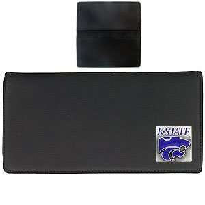  College Executive Checkbook Cover   Kansas State Wildcats 