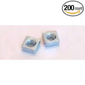   11 Regular Square Nuts / Steel / Hot Dip Galvanized / 200 Pc. Carton