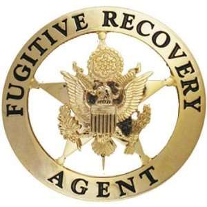  Marshal Style Fugitive Recovery Agent Badge: Office 