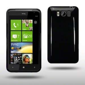  HTC TITAN TPU GEL CASE BY CELLAPOD CASES SOLID BLACK 