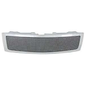   Grille with Chrome Stainless Steel 4.0 mm Flat Wire Mesh: Automotive