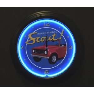  Neon Concepts 1758 International Scout Neon Clock