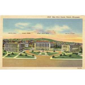   Vintage Postcard New Civic Center Duluth Minnesota 