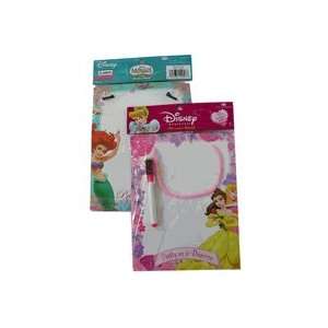   Dri eraser Board   Cinderella, Ariel, Belle x 2 pcs set: Toys & Games