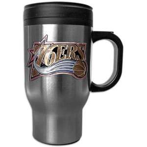   Great American NBA Stainless Thermo Mug ( 76ers ): Sports & Outdoors