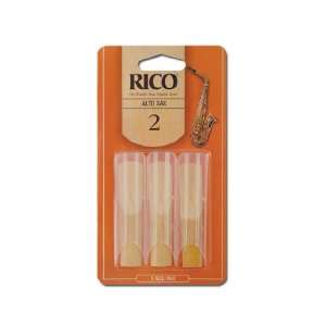  Rico Alto Sax Reeds 3 pack