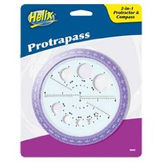    Pro Art 8 Inch Protractor, 360 Degree Arts, Crafts & Sewing