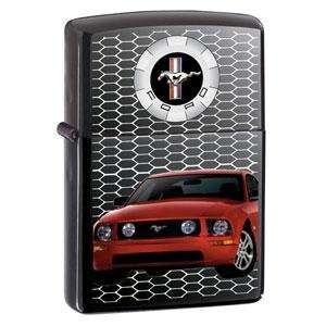 Zippo Black Ice, Mustang Front View 