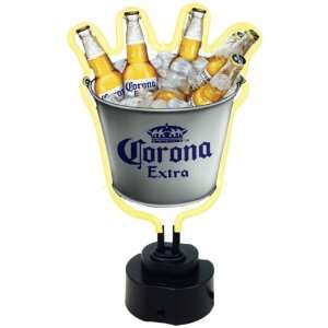 Officially Licensed Corona Beer in Ice Bucket Neon Sign:  