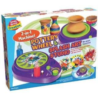 Small World Toys Small World Creative Pottery Wheel And Splash Art 