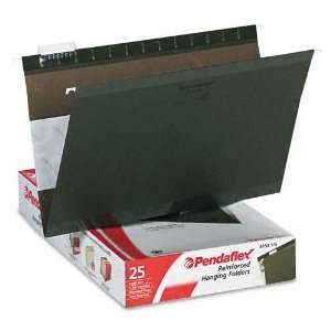  Pendaflex  Reinforced Hanging File Folders, 1/5 Tab, Kraft, Legal 