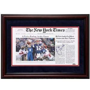  New York Giants Autographed #72 Osi Umenyiora New York Times Cover 