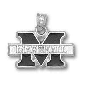  Marshall Thundering Herd Sterling Silver M MARSHALL 7 