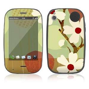 Asian Flower Protector Decal Skin Sticker for Palm Pre Plus Cell Phone
