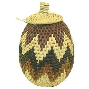  Zulu Llala Palm Herb Basket ~ 5.75 Inch