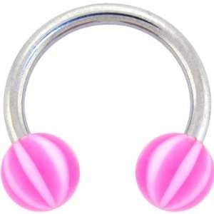  Horseshoe   Flamingo Beach Ball Circular Barbell Jewelry
