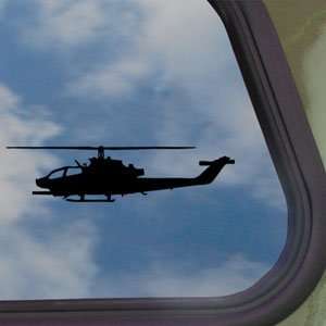  AH 1F Improved Cobra Helicopter Black Decal Car Sticker 