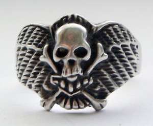 World War II German Offizier sterling silver ring  
