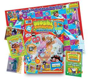 MOSHI MONSTERS MAGAZINE   CHOOSE YOUR ISSUE   INCLUDES FREE GIFTS ON 