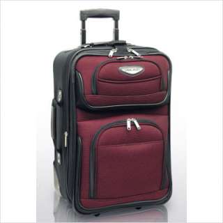 Travelers Choice Amsterdam Expandable Rolling Carry  On in Grey 