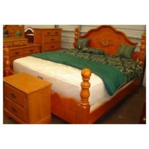 Traditional KING Solid Wood Poster Bed   HOUSTON ONLY  